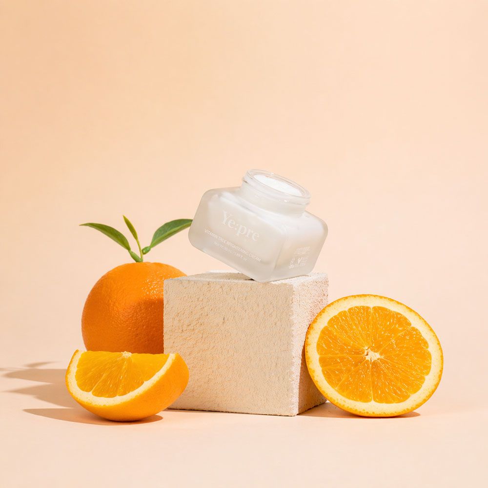 Ye:pre Vitamin Tree Brightening Cream 50ml Vegan Vitamin Hydrating Glow Face Cream _ Made in KOREA